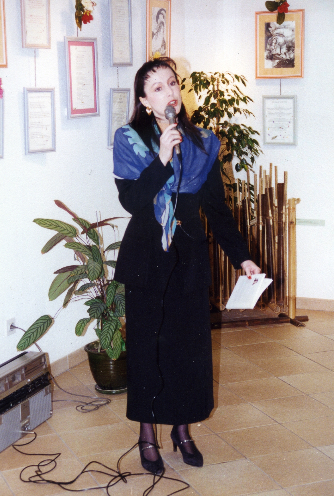 Poète en présentation