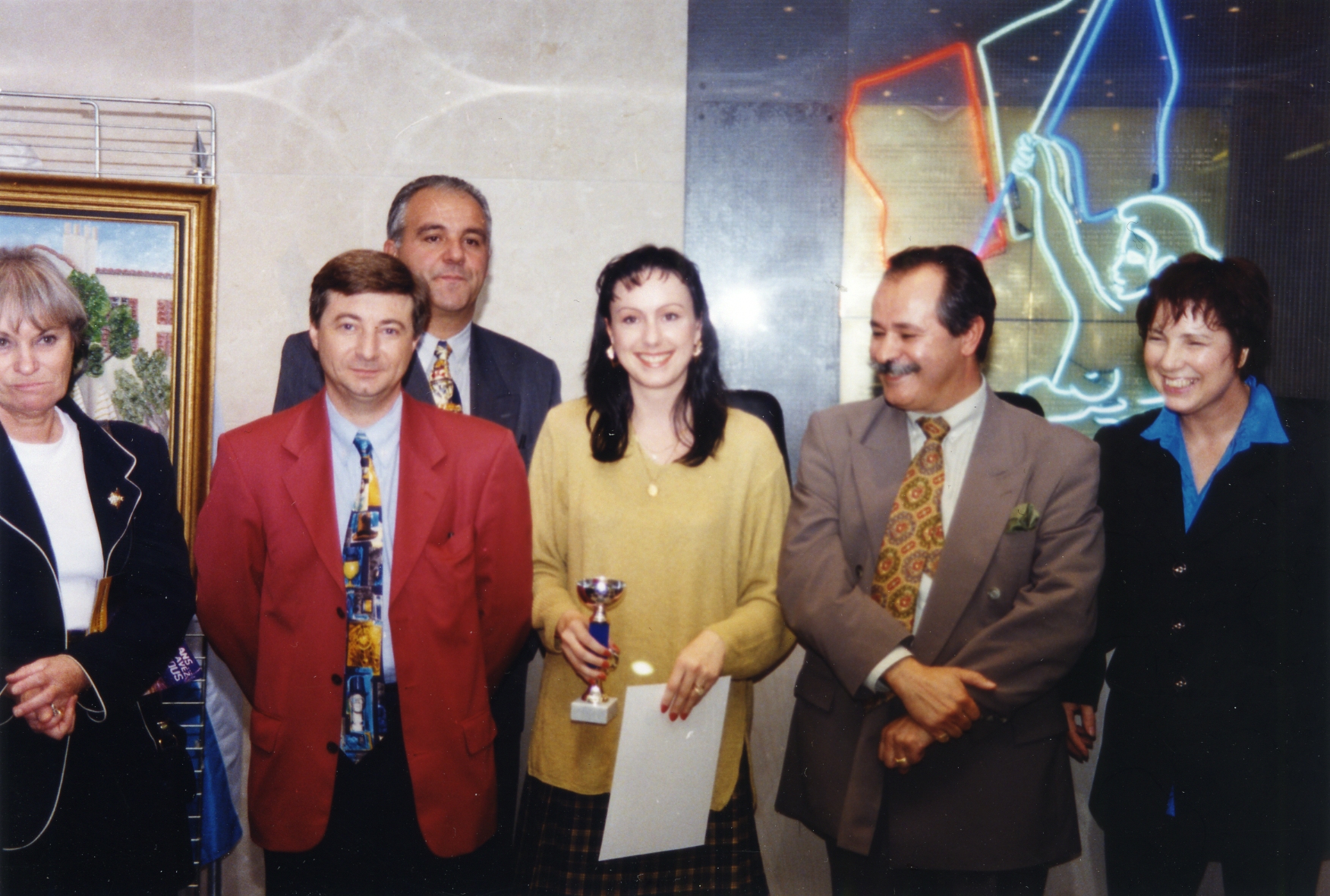 Poète à la remise des prix